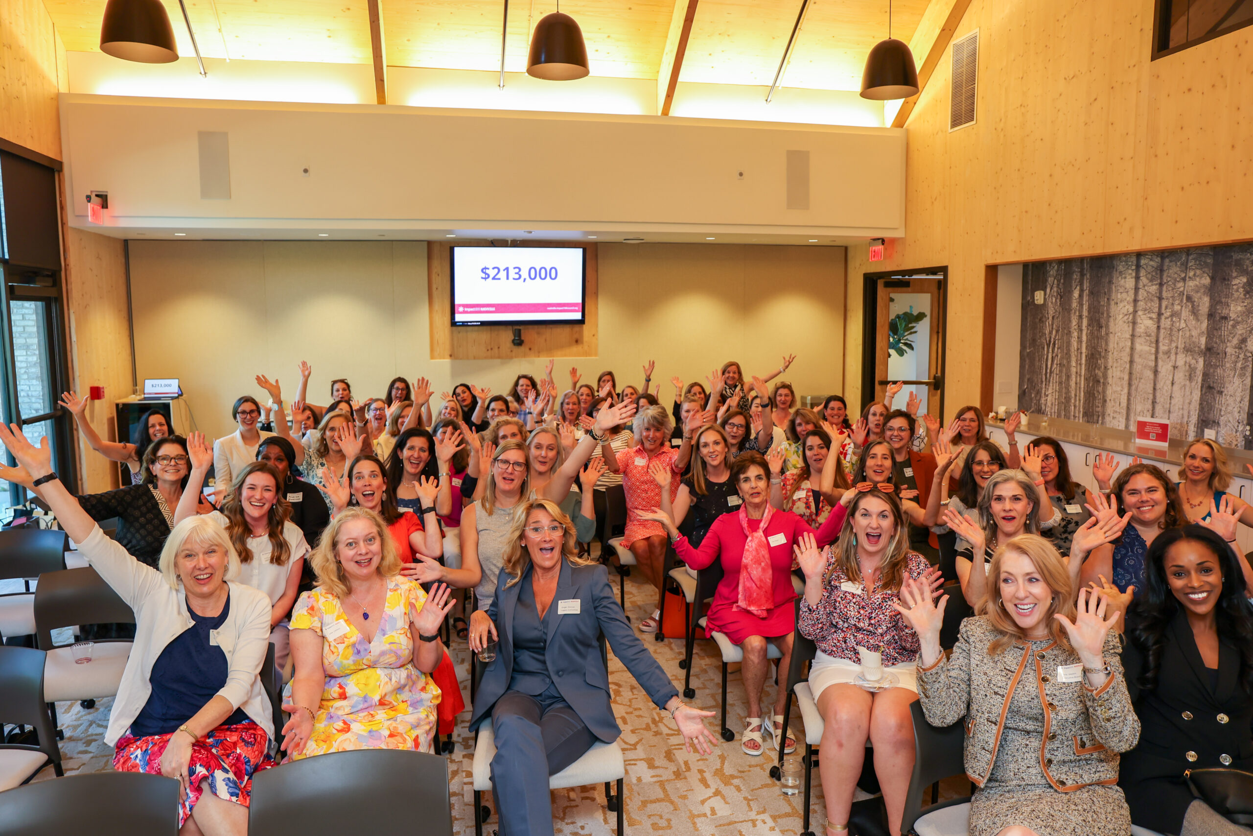 #0059 Impact100 Nashville members and guests celebrate The Big Reveal grant amount