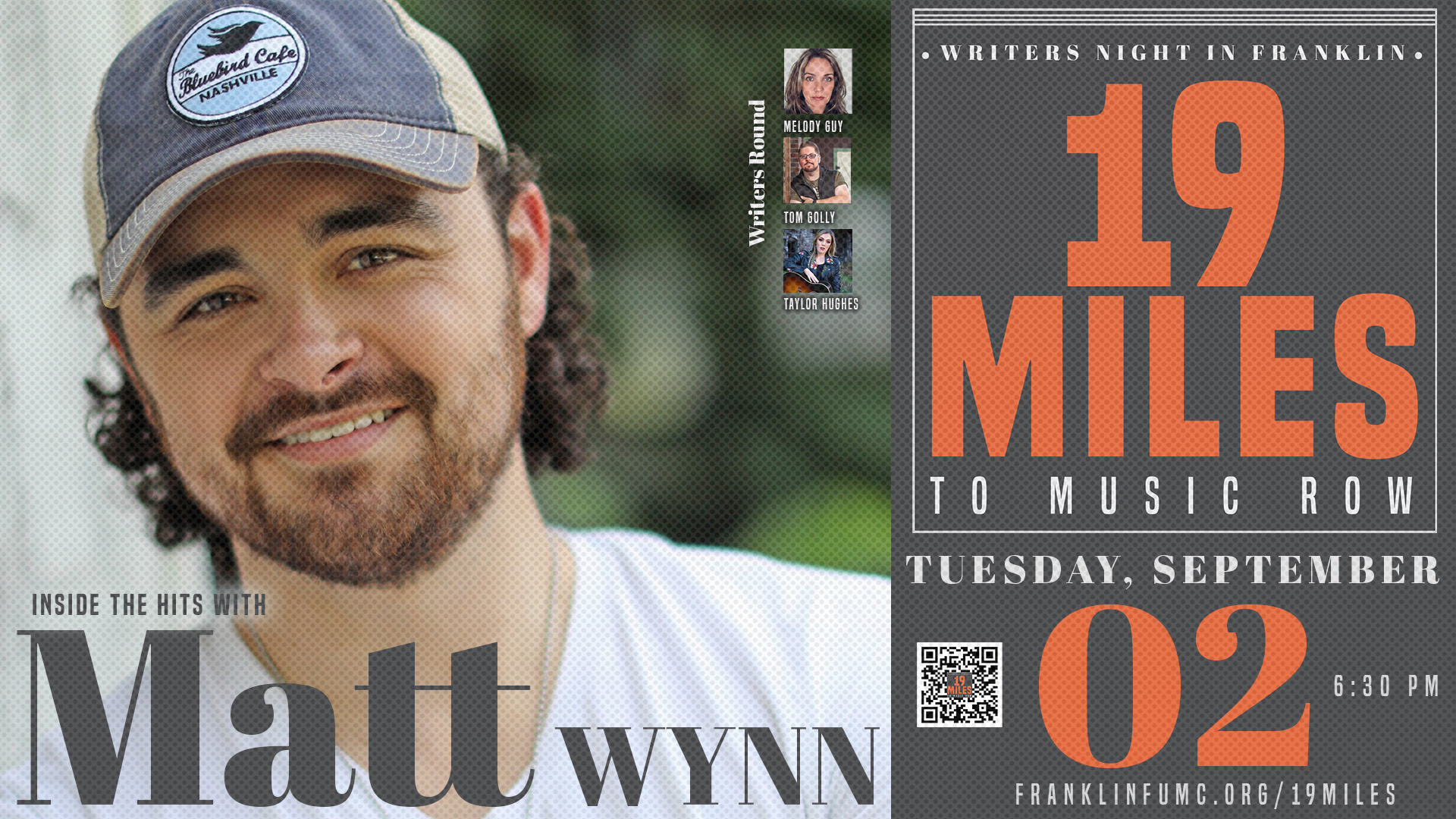 19 Miles to Music Row- Matt Wynn – Inside the Hits in Franklin, TN.