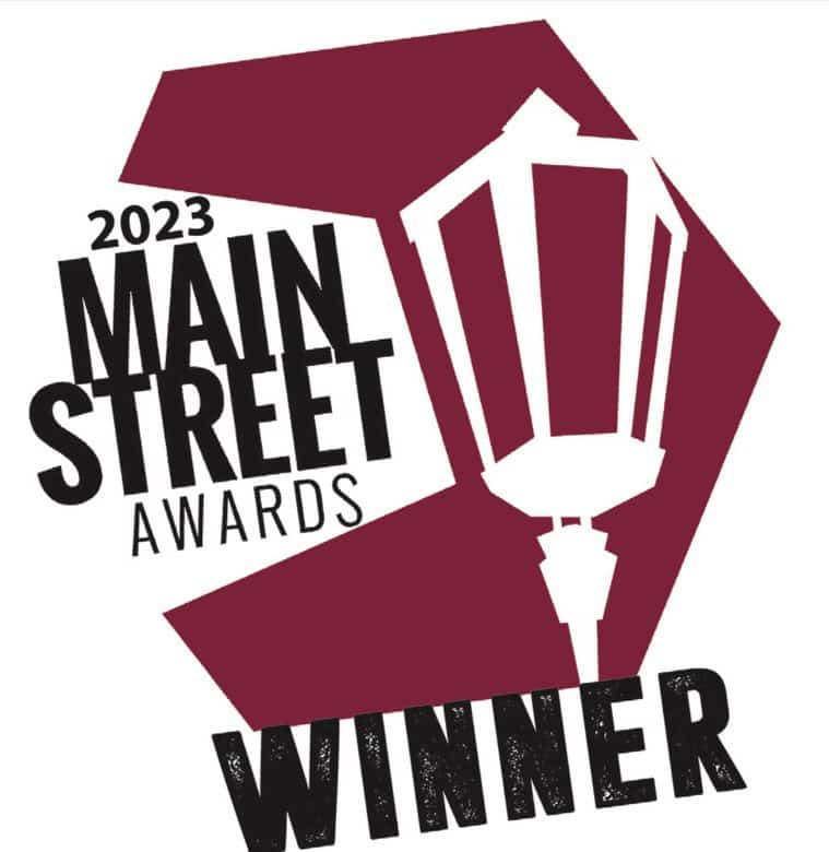 2023 Main Street Awards Winner.
