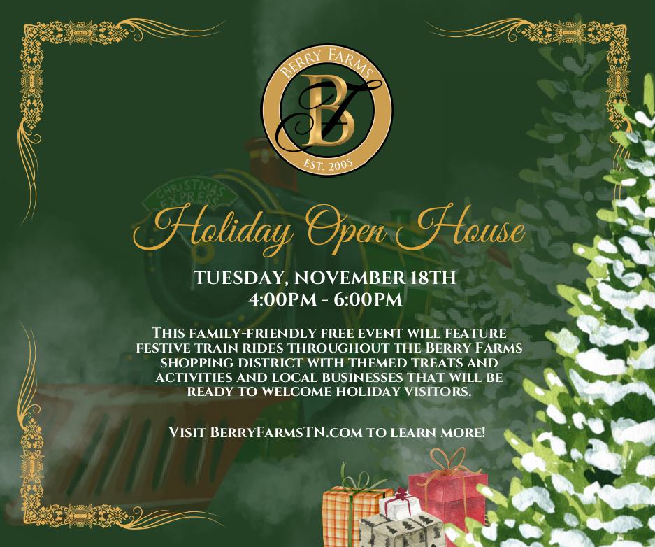 2025 Berry Farms Franklin, TN Holiday Open House