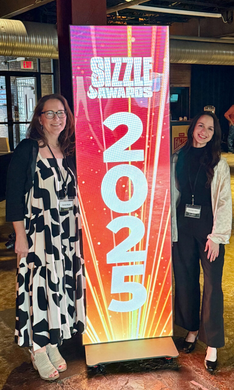 2025 Sizzle Awards Gala, Best Businesses of Williamson County, TN_FranklinIs _Sandy Maple and Kendall Miller.