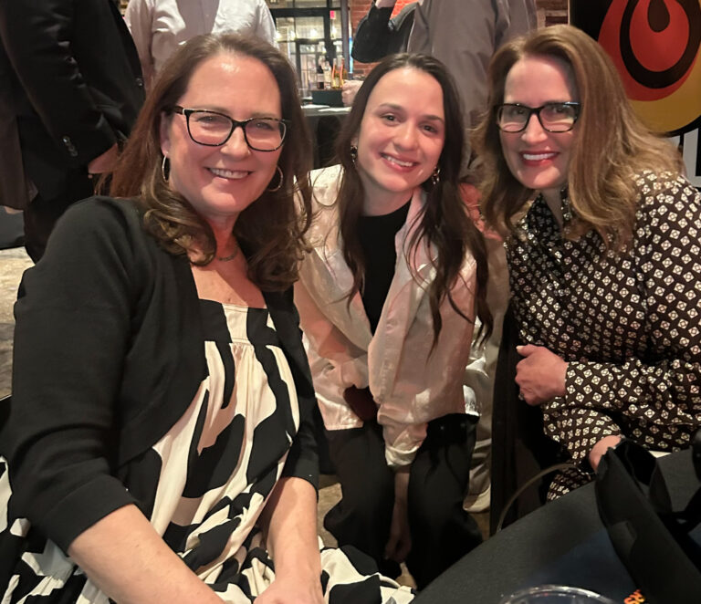 2025 Sizzle Awards Gala, Best Businesses of Williamson County, TN_FranklinIs Team, left to right, Sandy Maple, Kendall Miller and Jennifer Royer.