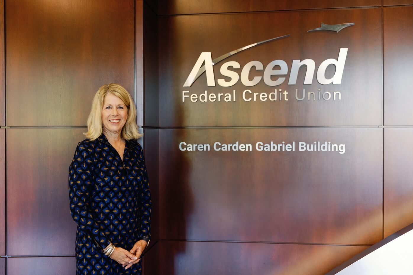 Ascend Federal Credit Union Former President and CEO Caren Gabriel.