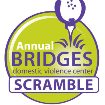 Graphic of Annual Golf Scramble benefiting Bridges Domestic Violence Center in Franklin, TN.