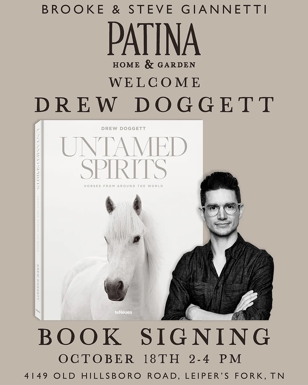 Brooke and Steve Giannetti Welcome Photographer Drew Doggett to Patina Home & Garden in Leiper’s Fork