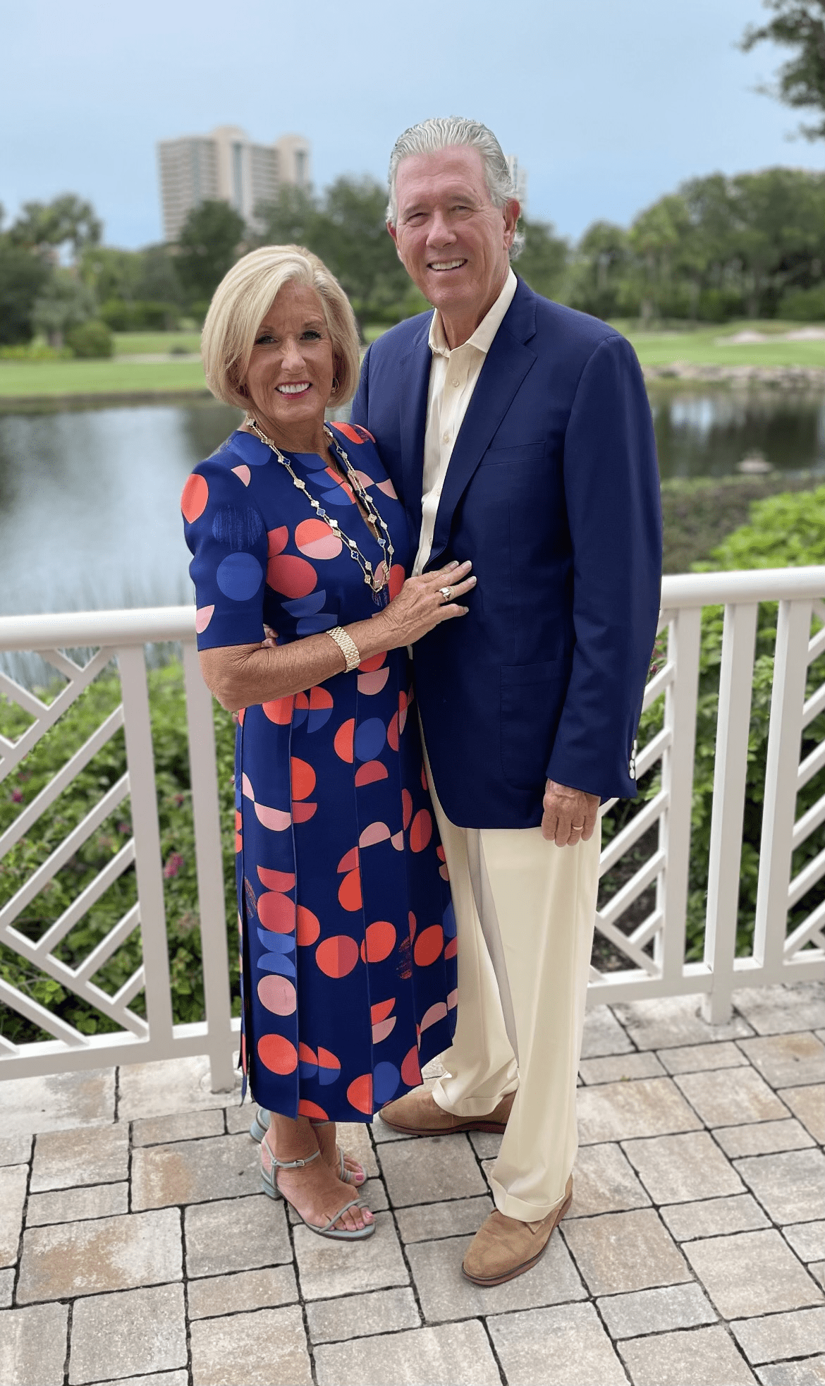 CORDIA AND TOM HARRINGTON - 2022 HERITAGE BALL CHAIRS.