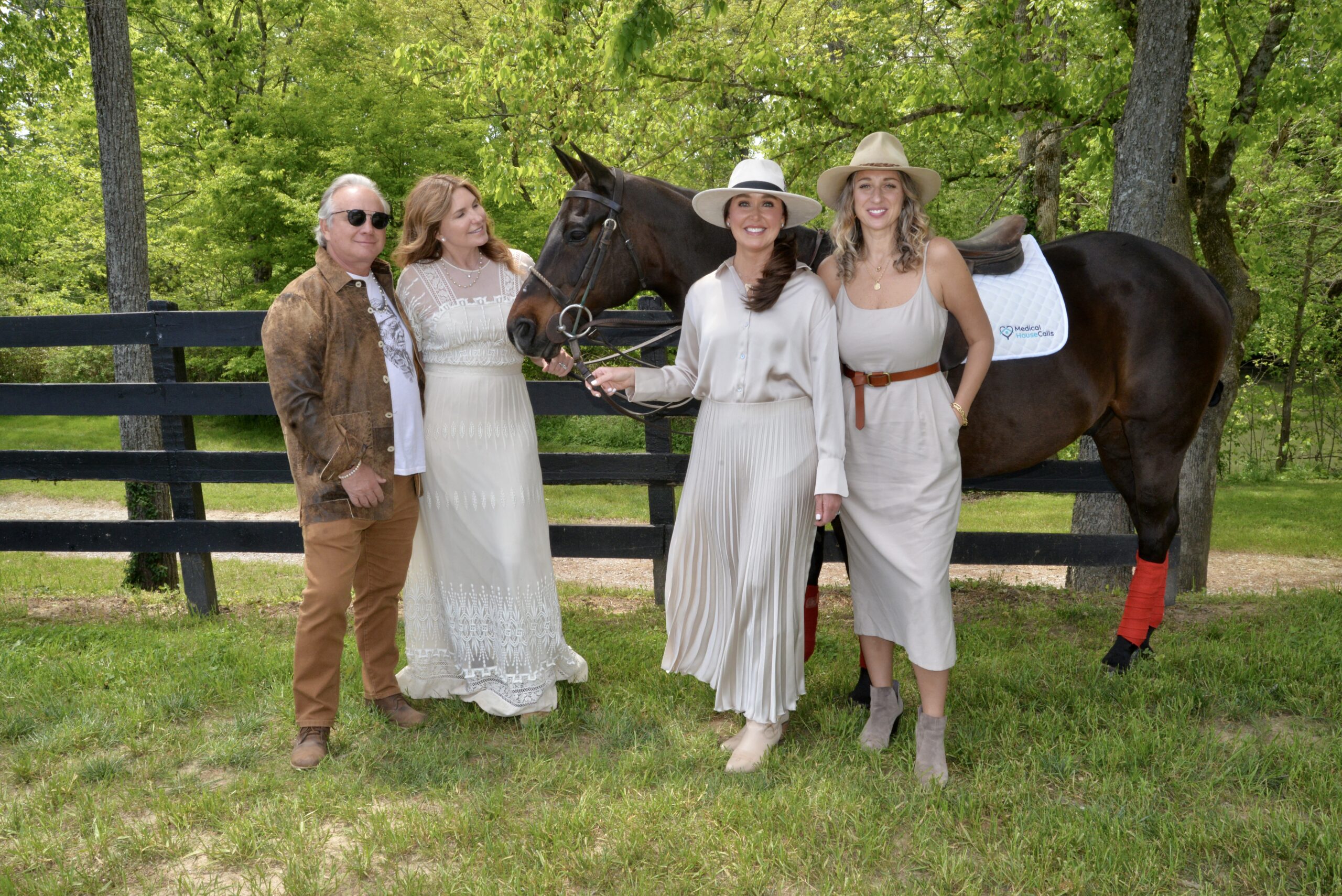 Chuck and Jo Ellen McDowell, Brittany Haugh and Falon Veit Scott 1