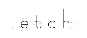 ETCH logo BW, etch restaurant downtown Franklin and Nashville, Tennessee locations.