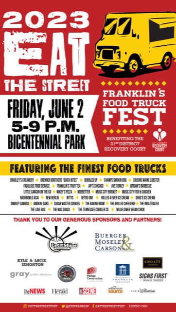 Eat the Street Food Truck Festival in Franklin, TN.