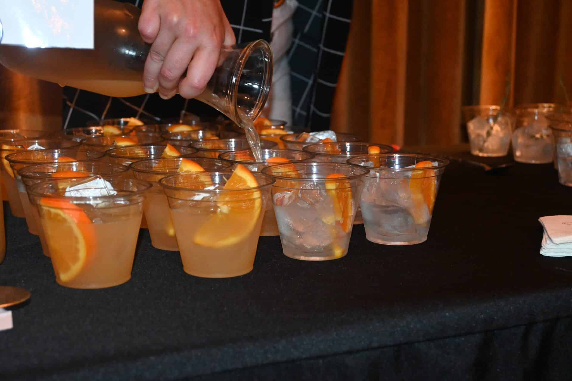 G Catering prepares signature cocktails for tasting - Heritage Ball Committee Selects Signature Cocktail for Oct. 1 Black Tie Fundraiser.