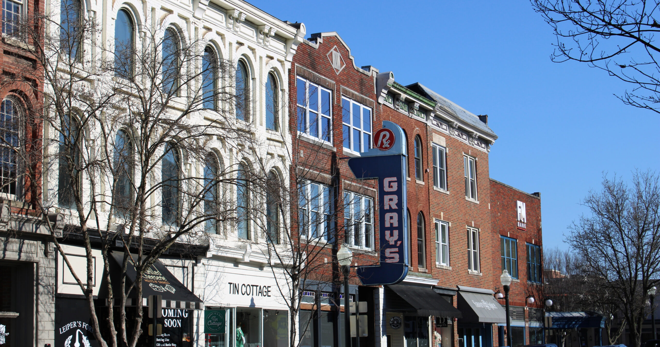 Grays on Main Street Franklin, TN.