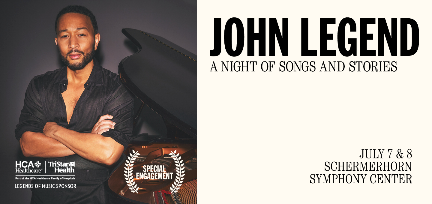 Nashville Symphony John Legend Schermerhorn Symphony Center.