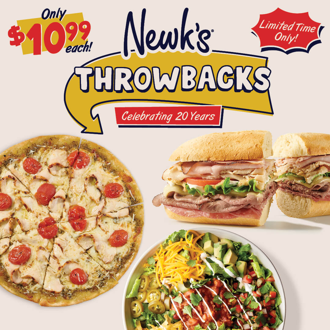 Newk's 20th Anniversary Throwback LTOs