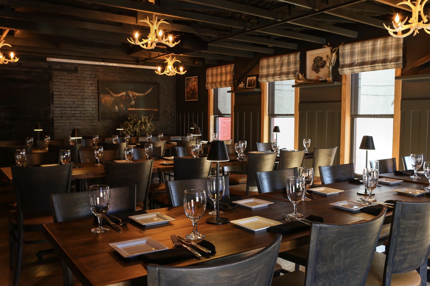 Red Pony Restaurant in downtown Franklin, TN, private dining room.
