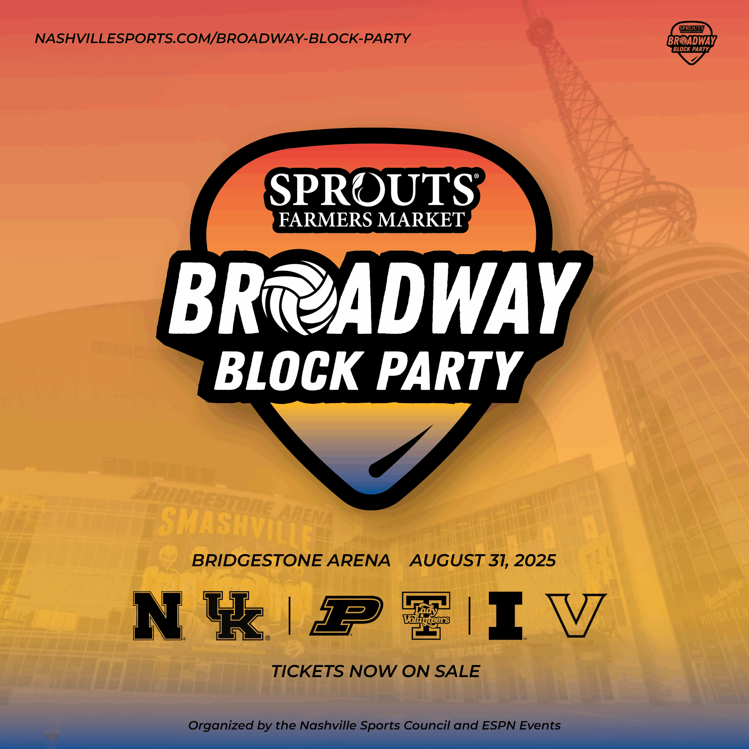 Sprouts Farmers Market Broadway Block Party in Nashville, TN.