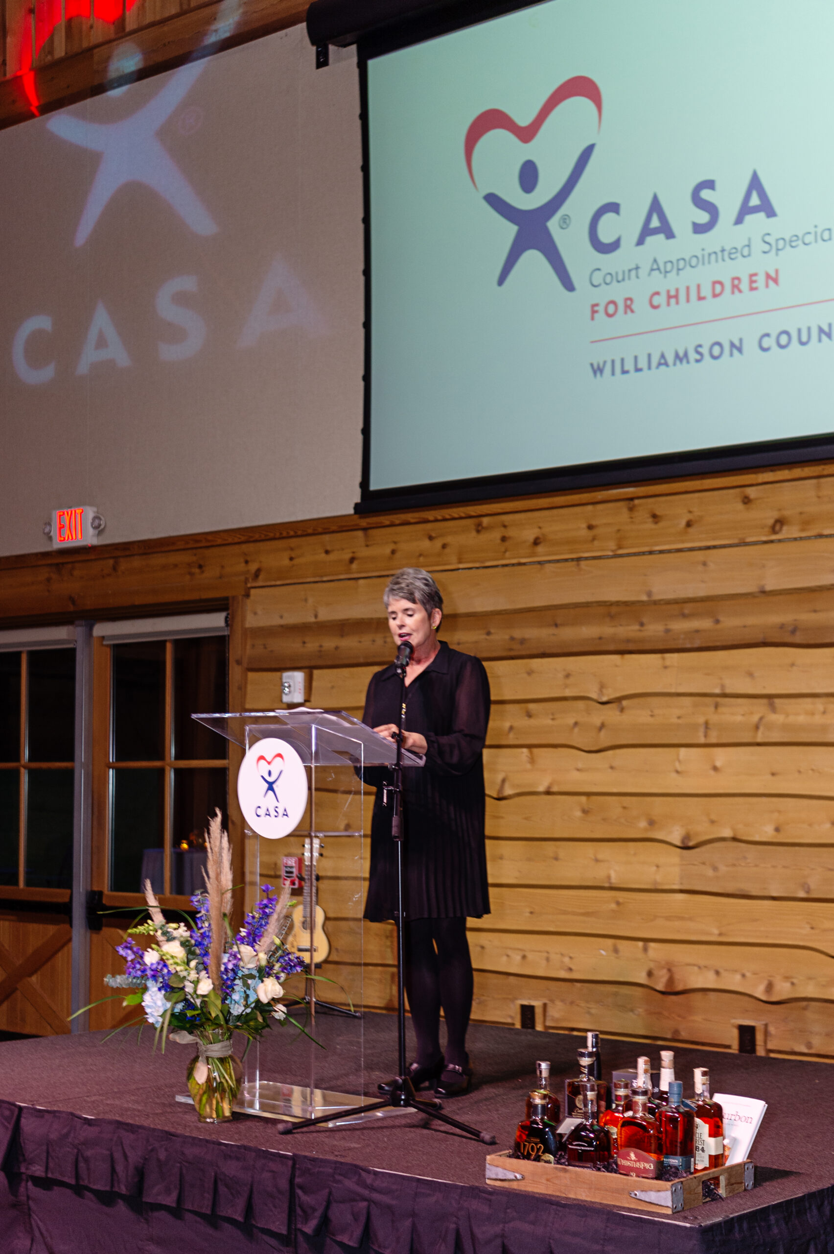 Voices for Children emcee Demetria Kalodimos