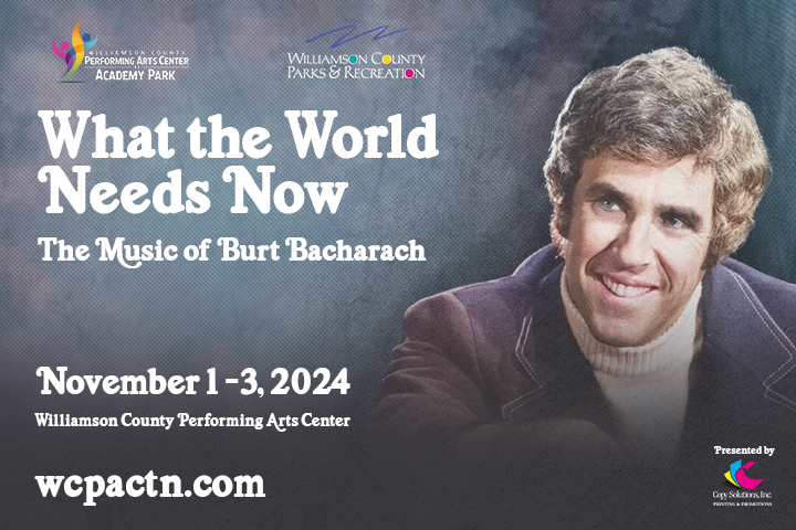 What the World Needs Now The Music of Burt Bacharach Franklin, TN 2024 Shows.