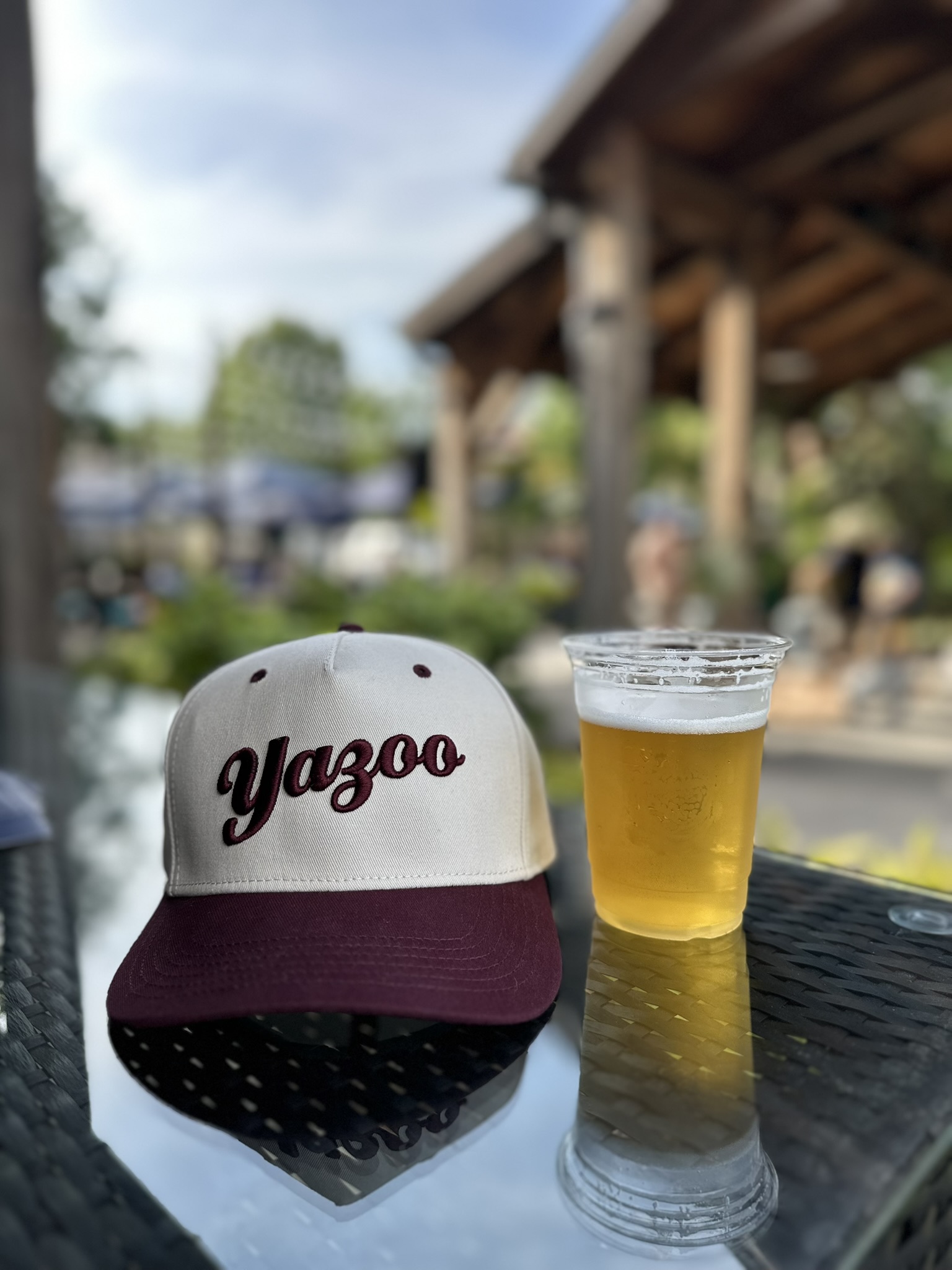 Yazoo beer at Garden Concert Series.