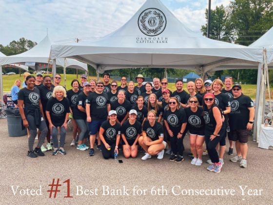 brentwood based oakworth capital bank best bank