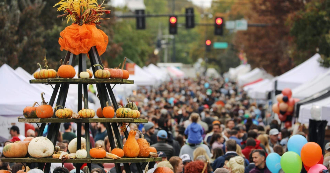 Annual PumpkinFest in downtown Franklin, Tennessee.