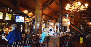 The bar at sportsman's grille in Brentwood, Tennessee is a great place to visit for happy hour.