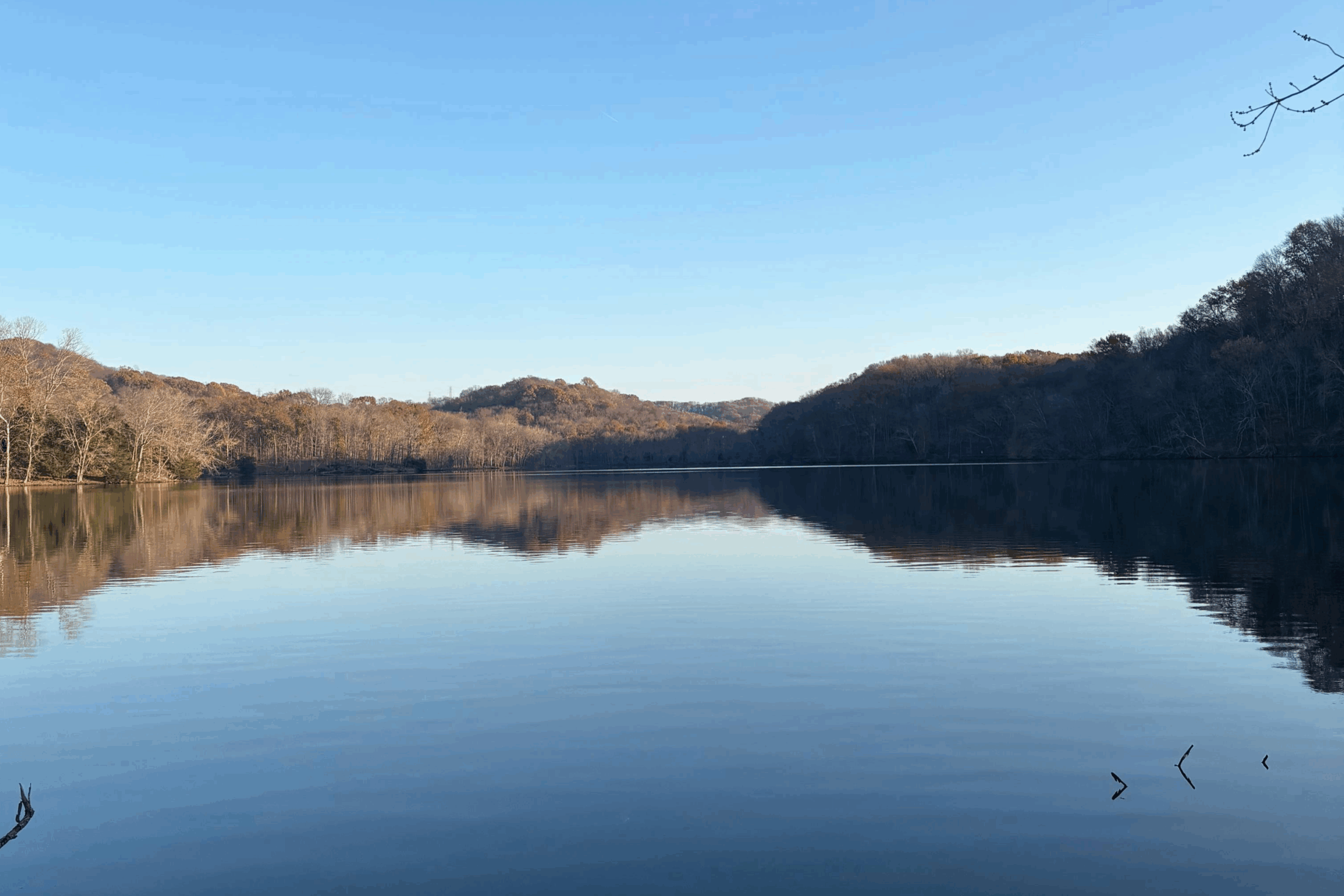 Visit Radnor Lake State Park in Nashville, Tennessee, a beautiful place to hike.